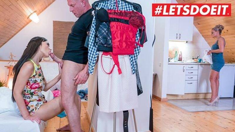 LETSDOEIT - Angie Moon - Russian Stepdaughter Fucked Hard By Her Daddy After An Argument